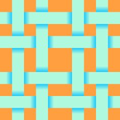 Seamless pattern of intersecting strips N3