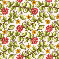 Seamless Floral Pattern N838