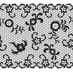 Seamless lace ribbon N2