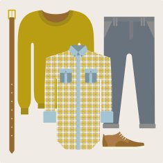 Men's clothing suit Casual style