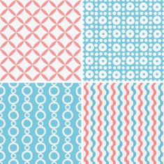 Set of abstract seamless patterns N21