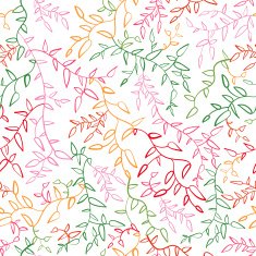 Floral seamless pattern with leaf N3