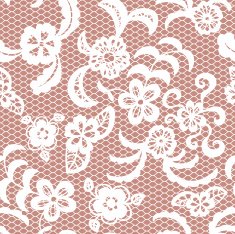 Lace seamless pattern with flowers N207