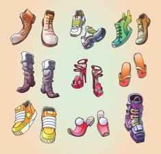 Some Original Vector Shoes