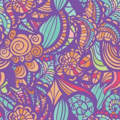Mosaic vector seamless pattern N44