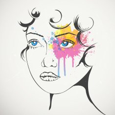 Abstract Vector Woman N2