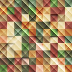 Vector brown mosaic background