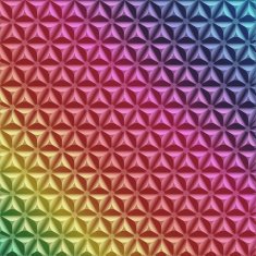 Vector rainbow mosaic background