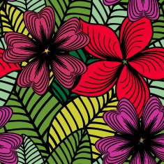 floral seamless pattern N349