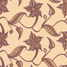 Retro flower pattern N2
