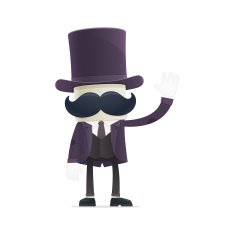 funny cartoon illusionist N19