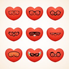 Fashion smiley (heart)