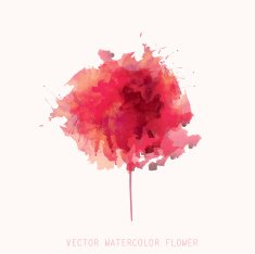 watercolor flower N5