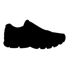 Vector running shoe silhouette N10