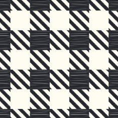 seamless black and white checkered pattern N2