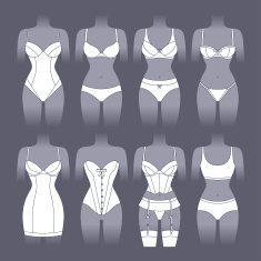 Fashion lingerie set of various female underwear N2