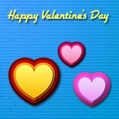 happy valentine's day background cards concepts Vector illustration design N40