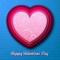 happy valentine's day background cards concepts Vector illustration design N41