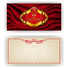 Elegant template for vip luxury invitation N30