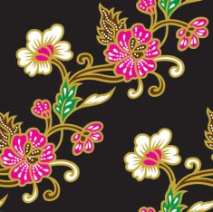 The flow of flower artistic visionary garden and beautiful design patterns