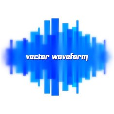Blurred Waveform Made Of Lines N2