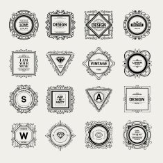 Monogram luxury logo N33