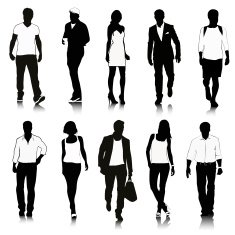 collection of people silhouettes N7