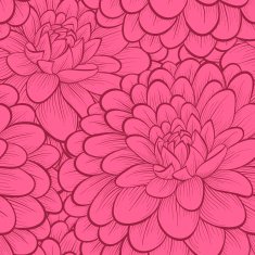 seamless background with flowers N14