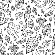 Leaves Seamless vector background N20