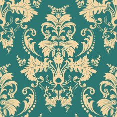 Vector Damask seamless pattern N3