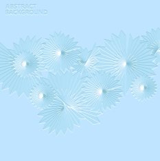 abstract blue floral pattern background N6