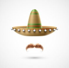 Sombrero And Mustache N2