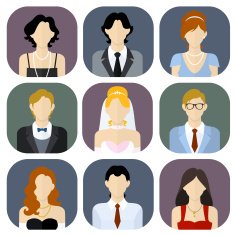 Different people icons N5