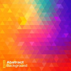 Colorful Bright Geometric Background N6