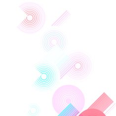 abstract color circle stripe pattern background