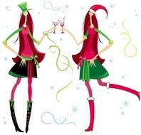 Santa girls