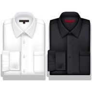 White and Black ButtonDownShirt