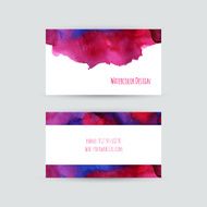 Set of two business cards