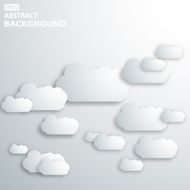 gray 3D cloud pattern background