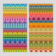 Abstract vector ethnic patterns N3