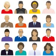 People icons set N7