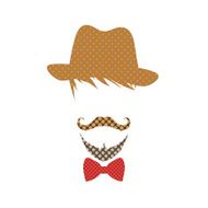 Fashion silhouette hipster style vector illustration N34