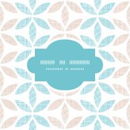 Abstract textile leaves stripes frame seamless pattern background