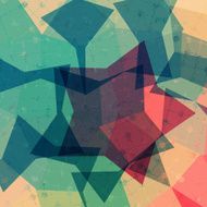 abstract vector color star shape background N2