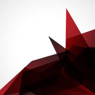 abstract red transparency geometry shape background
