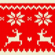 Norwegian seamless knitted pattern