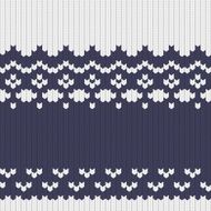 Knitted sweater seamless pattern