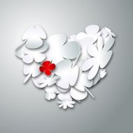 abstract heart style pattern background