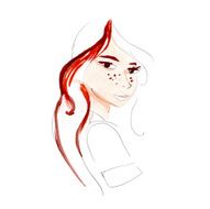 Fashion Design Girl - portrait