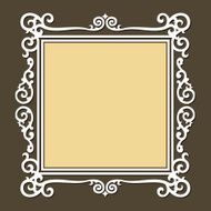 Retro vintage and frame